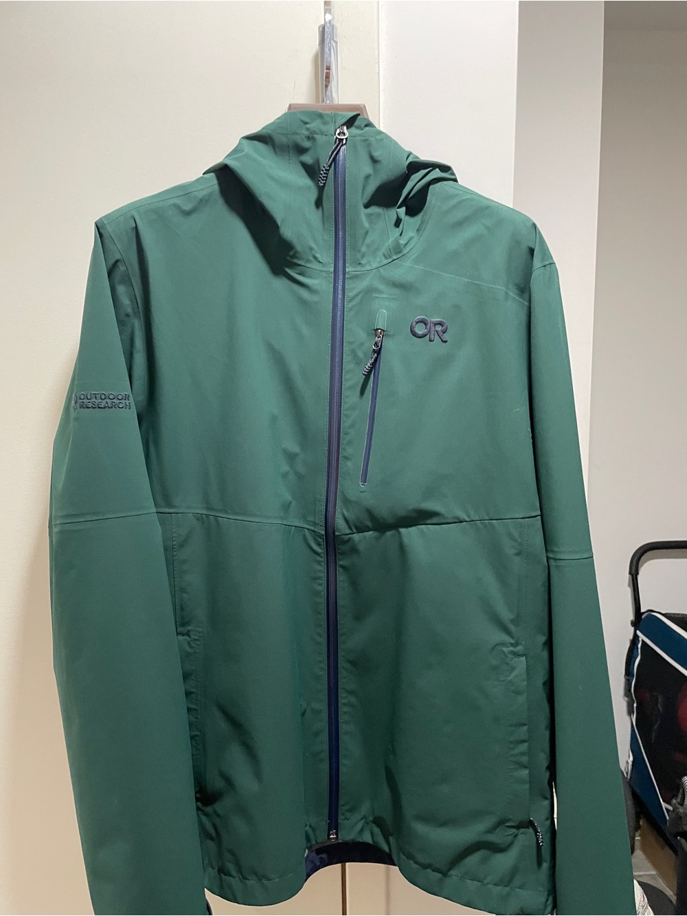 Outdoor Research x J. Crew collab Foray 3L Rain Jacket- Large